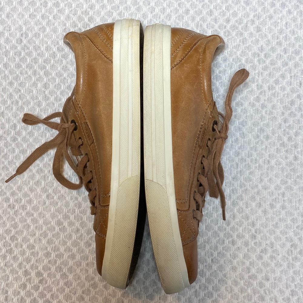 Taos Plim Soul Lux Leather Sneakers - Caramel - Size 9.5 - Very Good Condition! - Picture 4 of 14